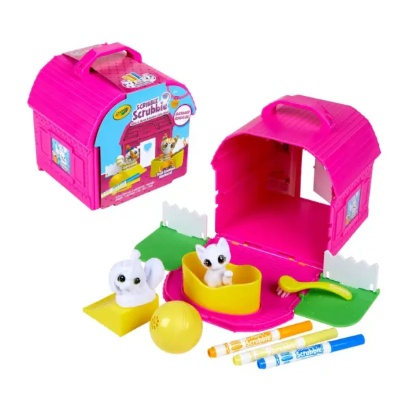 Crayola Scribble Scrubbie Pets Backyard Bungalow Set