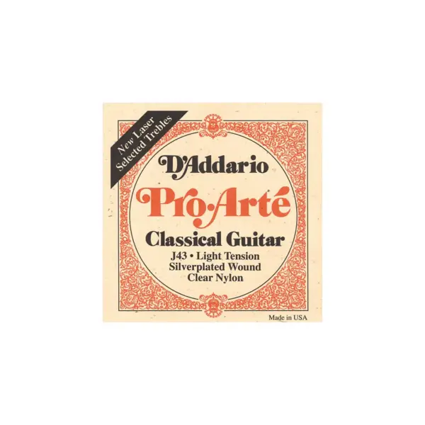 D'Addario EJ43 Pro-Arte Light Tension Classical Guitar Strings