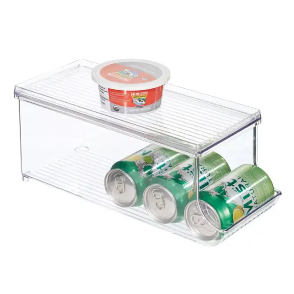 iDESIGN Fridge 4pk Binz Soda Holder Plus Set Clear