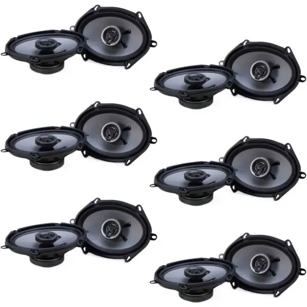 Crunch 250W Full Range 2 Way Coaxial Car Audio 5x7 by 6x8" Speaker (12 Pack)