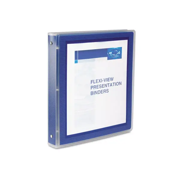 1.5" Flexi-View Ring Binder 11" x 8.5" Navy Blue - Avery