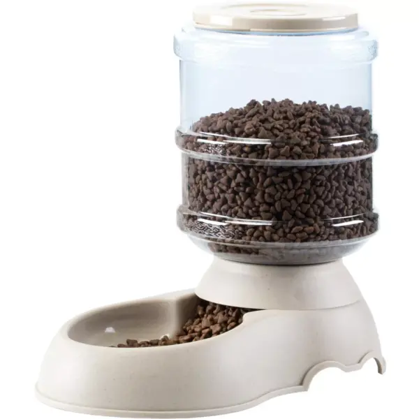 PawsMark Automatic Self Dispensing Gravity Pet Feeder and Waterer for Cats and Dogs