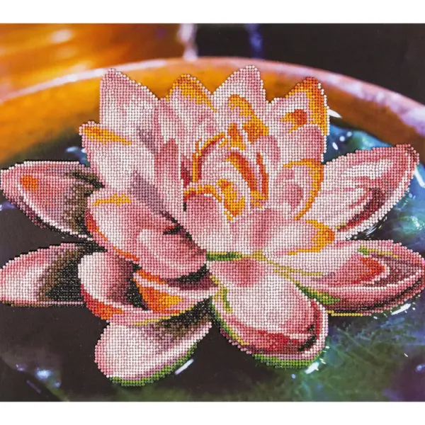 Leisure Arts Diamond Art Advanced Kit 14"X16"-Lotus