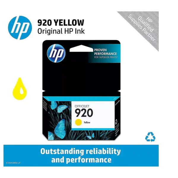 HP Inc. HP 920 (CH636AN) Yellow Original Ink Cartridge