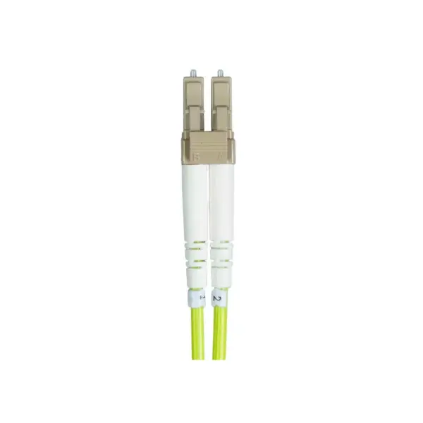 Monoprice Fiber Optic Cable - Green - 5 Meter | OM5, LC/UPC-LC/UPC, Multi Mode Duplex, (50/125 Type) - Entegrade Series