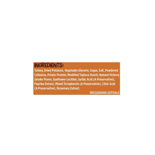 Rachael Ray Nutrish Hickory Smoked Turkey Bacon Jerky Dog Treats - 12oz