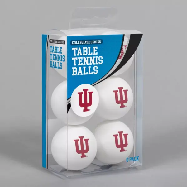 NCAA Indiana Hoosiers Table Tennis Balls 6pk