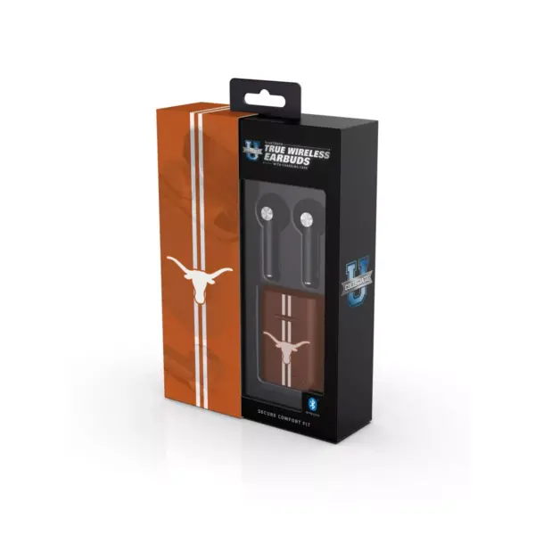 NCAA Texas Longhorns True Wireless Bluetooth Stem Earbuds