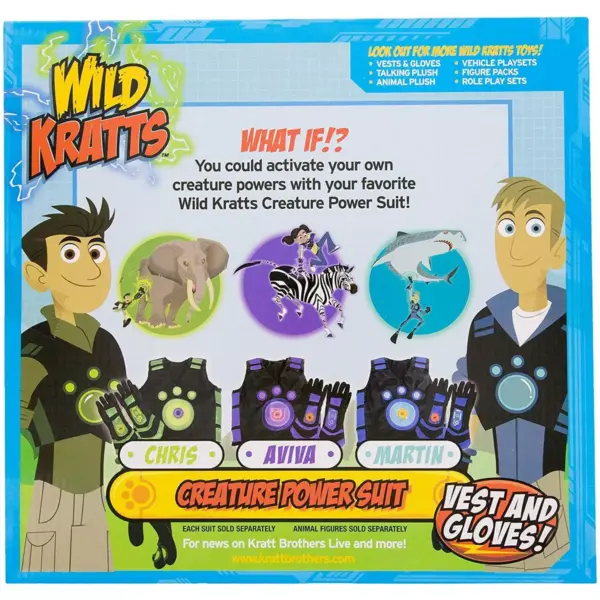 Jazwares Wild Kratts Creature Power Suit - Aviva, One size fits most: 4-6X