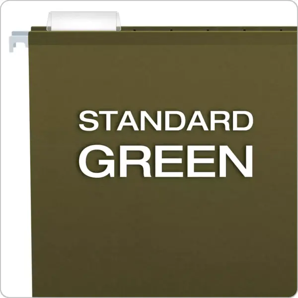 Pendaflex Reinforced 3" Extra Capacity Hanging Folders Legal Standard Green 25/Box 4153X3