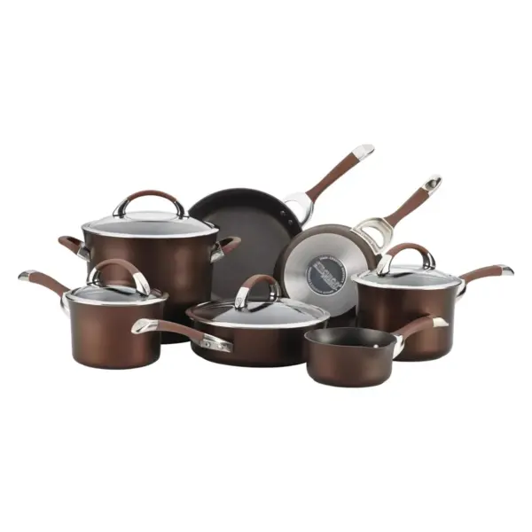 Circulon Symmetry 11 Piece Cookware Set - Chocolate