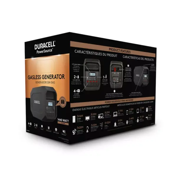 Duracell Power Source 12V AGM SLA and Solar Generator