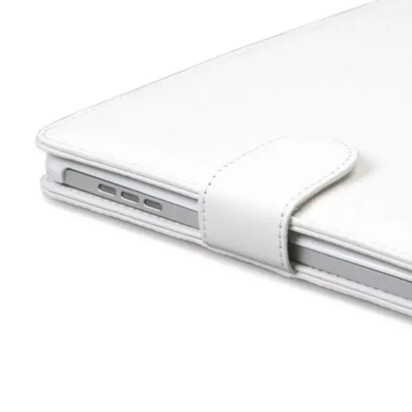 MYBAT For Apple iPad 1 White Leather Case Cover