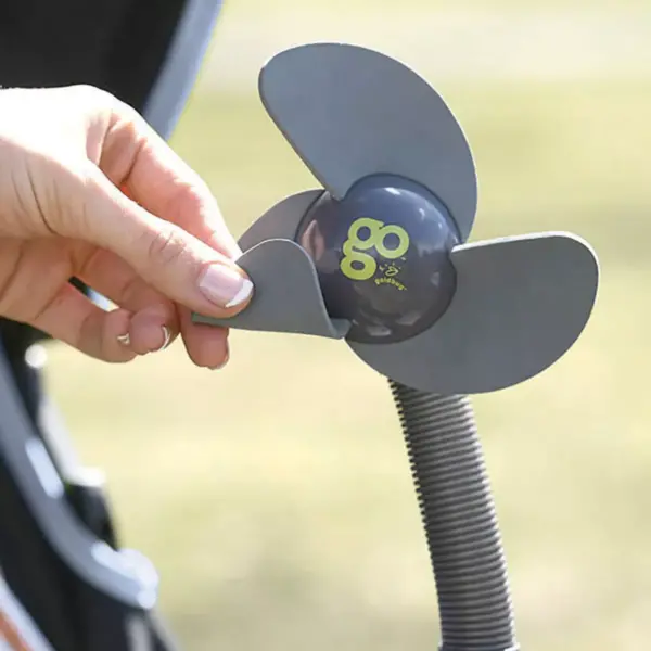 GO By Goldbug Portable Fan Stroller Accessory - Gray