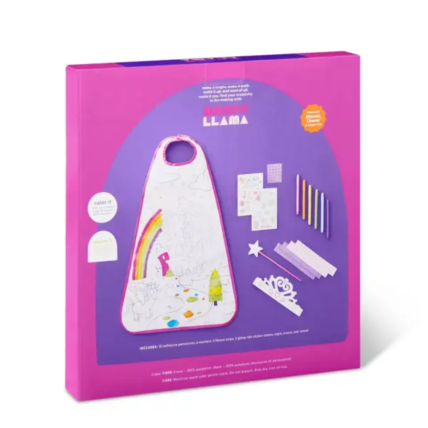 Color-Your-Own Princess Cape & Accessories Kit - Mondo Llama™