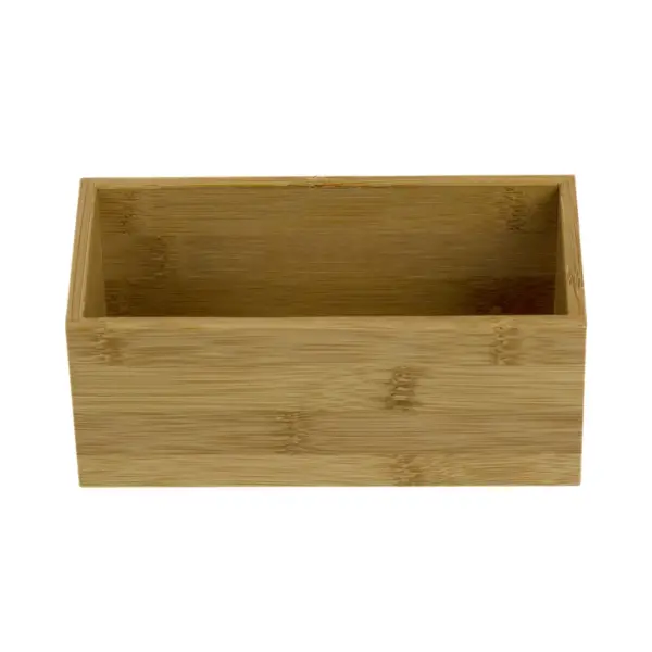 Home Basics 3" x 6" Bamboo Organizer, Natural