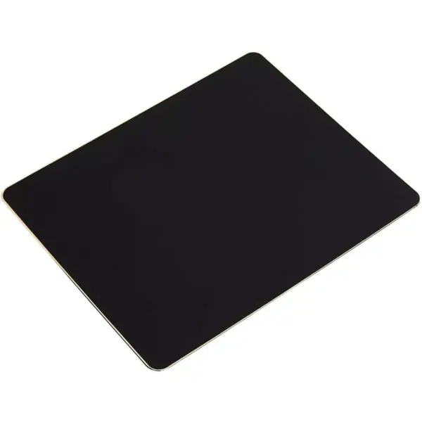 Metal Mouse Pad for Office, Modern Desk Accessories, Aluminum, Gold (8.65 x 7 inches)