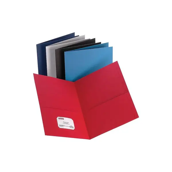 Staples 2-Pocket Folder Assorted Colors 13366