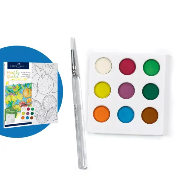 Faber-Castell Paint by Number Watercolor Set - Produce