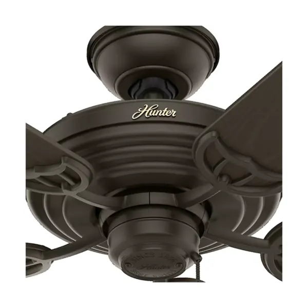 52" Sea Air Wet Rated Ceiling Fan Bronze - Hunter