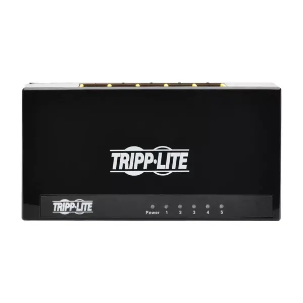 Tripp Lite 5-Port Gigabit Ethernet Switch Desktop RJ45 Unmanaged Switch 10/100/1000 Mbps - 5 Ports - 1000Base-T - 5 x Network - Twisted Pair