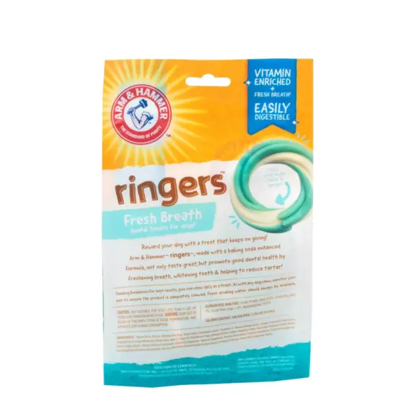 Arm & Hammer Ringers Dental Dog Treats - 5ct