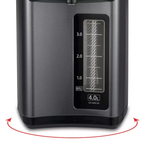 Zojirushi CD-NAC40BM Micom Water Boiler & Warmer - Metallic Black