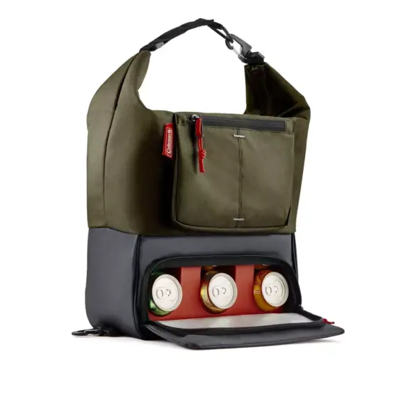 Coleman Can Dispensing 16qt Backpack Cooler - Olive