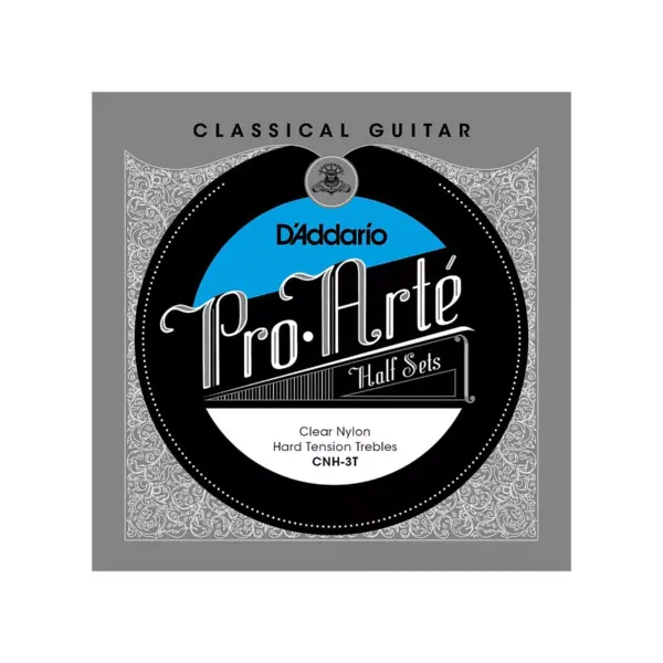 D'Addario CNH-3T Pro-Arte Hard Tension Classical Guitar Strings Half Set