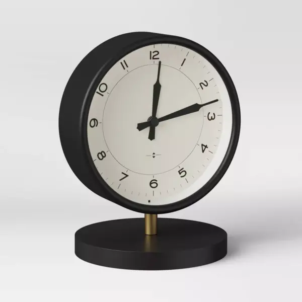 Table Clock Matte Black - Threshold™