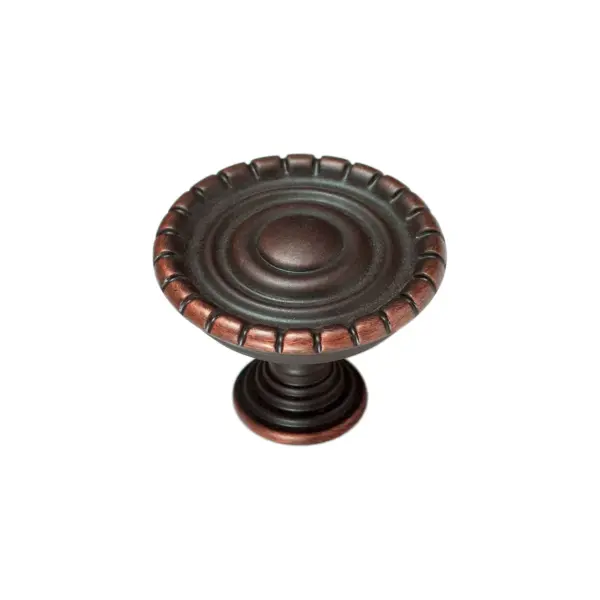 Sumner Street Home Hardware 1.25 4pc Knob Oil-Rubbed Bronze Laurel