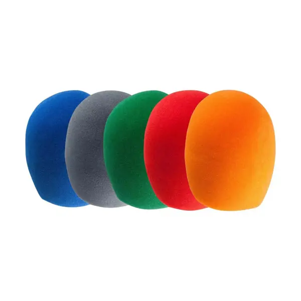 Proline PLWS5 Microphone Windscreen Pack of five windscreens Multi-Color