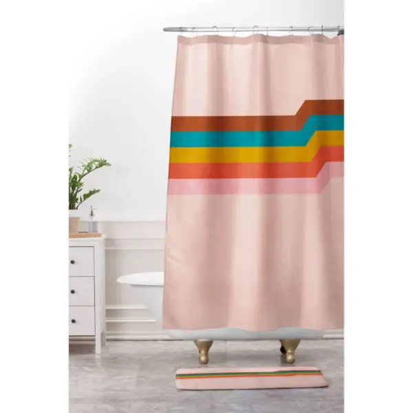 Holli Zollinger Aazura Shower Curtain Pink - Deny Designs