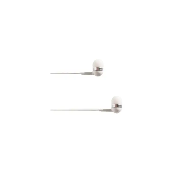 4XEM Ear Bud Headphone White - Stereo - Mini-phone - Wired - 16 Ohm - 20 Hz - 18 kHz - Earbud - Binaural - In-ear - 3.75 ft Cable - White