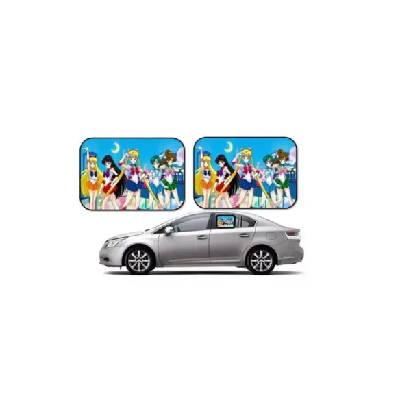 Just Funky Sailor Moon Side Window Auto Sunshades