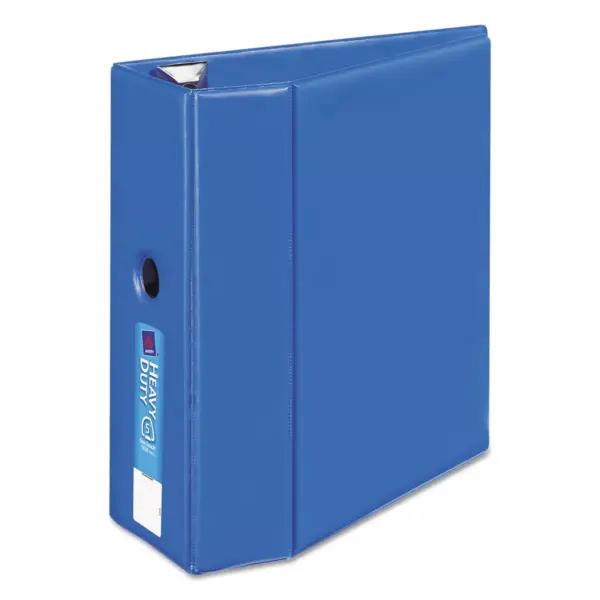 Avery Heavy-Duty Binder with One Touch EZD Rings 11 x 8 1/2 5" Capacity Blue 79886