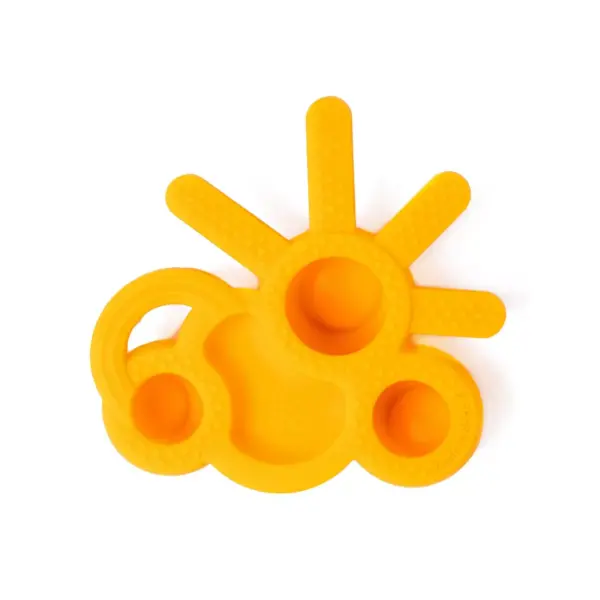 Doddle & Co. The Chew Teether Poppable Bubbles Teether - Sun & Rain - 2pk