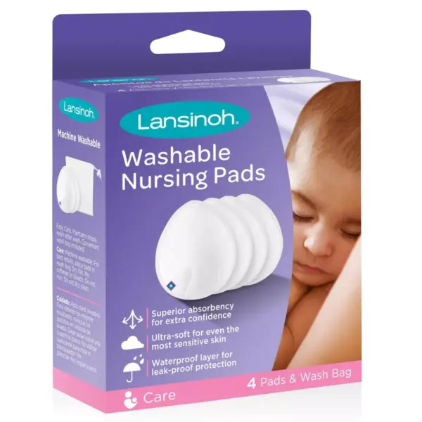 Lansinoh Washable Nursing Pads - 4ct