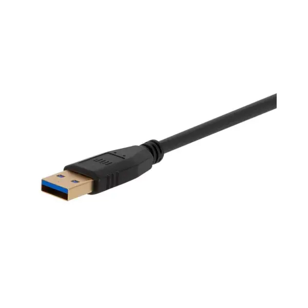 Monoprice USB 3.0 Type-C to Type-A Cable - 3 Feet - Black, For Nintendo Switch, Samsung Galaxy S10 S9 S8 Note, Android Google Pixel - Select Series