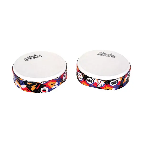 Rhythm Tech Rhythm Village Benkadi Club Series 6 in. Hand Drum 7 x 2 in. Benkadi Burst