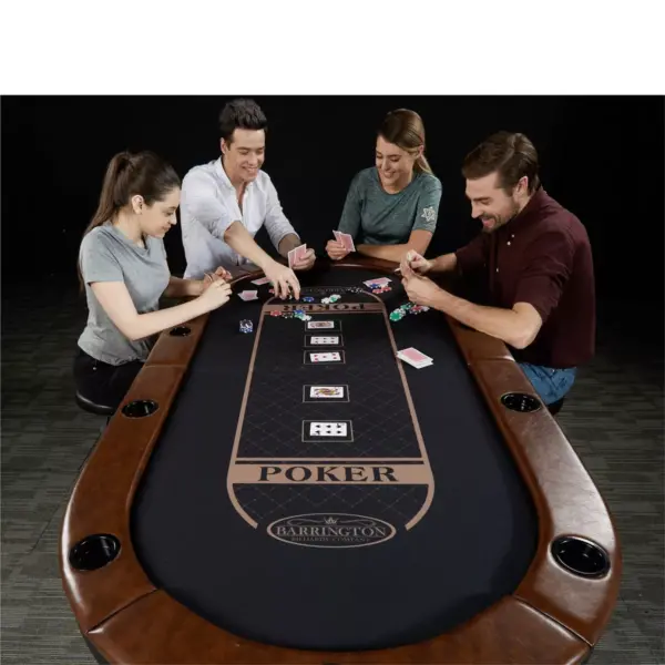 Barrington Premium Texas Hold'em 10 Player Poker Table