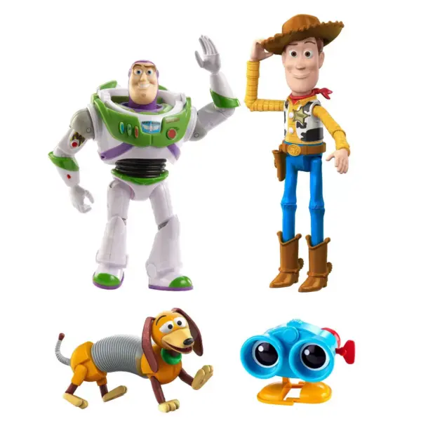 Disney Pixar Toy Story Andy's Toy Chest Retro Figure 4pk