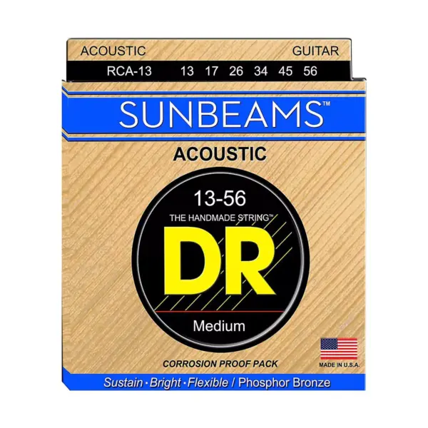 DR Strings Sunbeam Phosphor Bronze Medium Heavy Acoustic Guitar Strings