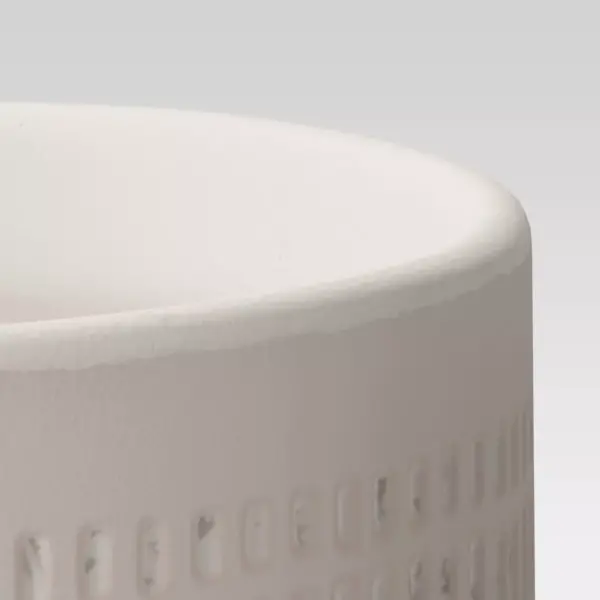 4" Textured Ceramic Planter White - Project 62™