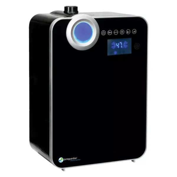 Pureguardian 120-Hour Elite Ultrasonic Warm and Cool Mist with Digital Smart Mist Sensor Humidifier H8000B