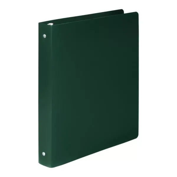 ACCOHIDE Poly Round Ring Binder 35-pt. Cover 1" Cap Dark Green 39716