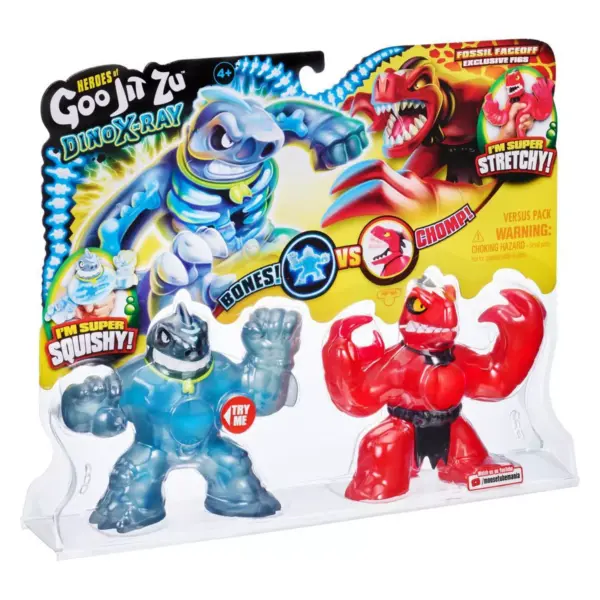 Heroes of Goo Jit Zu Dino X-Ray Versus Pack - Thrash vs Verapz