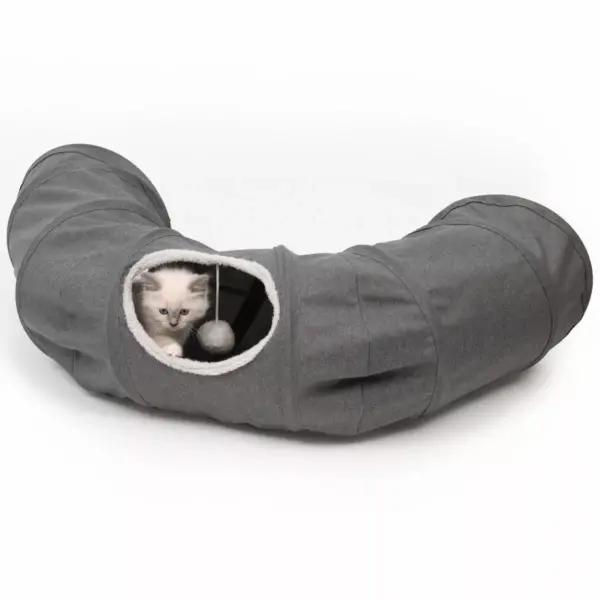 Catit Vesper Tunnel Cat Toy - Gray