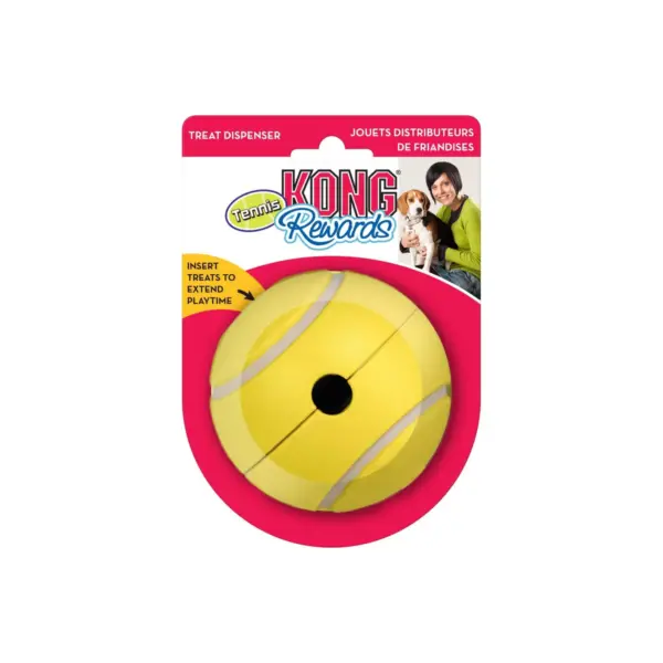 KONG Rewards Tennis Ball Dog Toy - S