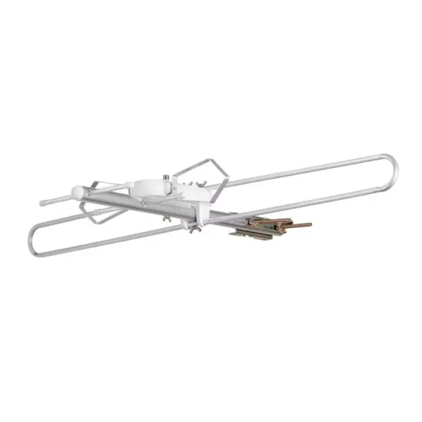 Monoprice Round Tube Attic or Outdoor VHF And UHF HDTV Antenna, 60 Mile Range, Anti-Rust, Waterproof and Weather Resistant